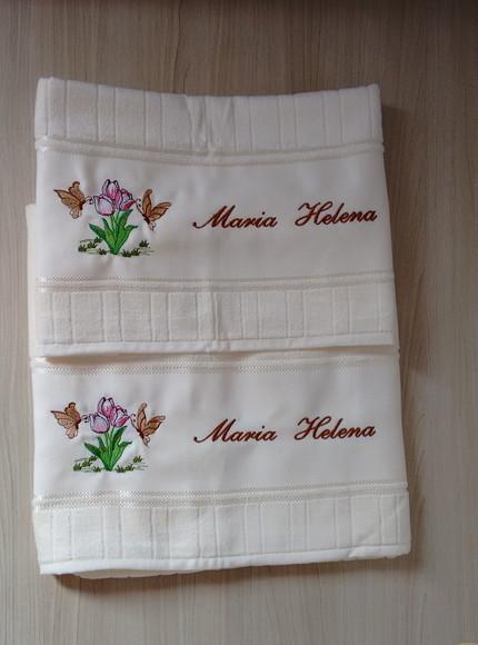 Dia das Mães Presente Especial - Toalhas bordadas