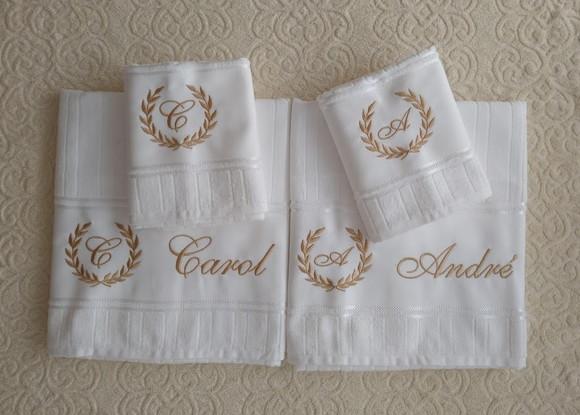 Presente de Casamento -toalhas e Roupões Dohler -kit 6 Peças