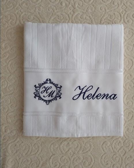 Presente Especial de Casamento-kit Toalhas Bordadas 03 Peças
