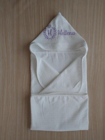 Presente para Bebê - Toalha de Banho com Capuz Personalizada