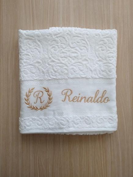 Presente para o dia dos Pais - Toalha Banhão Bordada