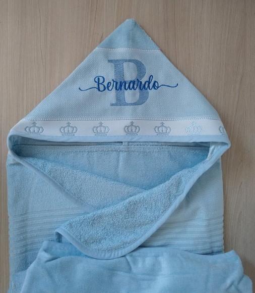 Presente para Recém Nascido - Toalha de Banho com Capuz