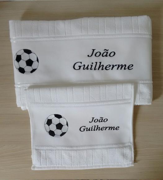 Presente Personalizado - Kit 2 Peças Toalhas Bordadas