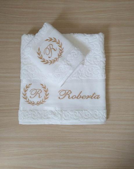 Toalha Banhão e Rosto Marca Karsten - Presente Dia das Mães