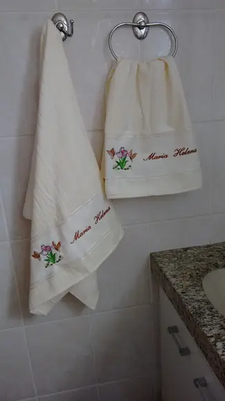 Dia das Mães Presente Especial - Toalhas bordadas