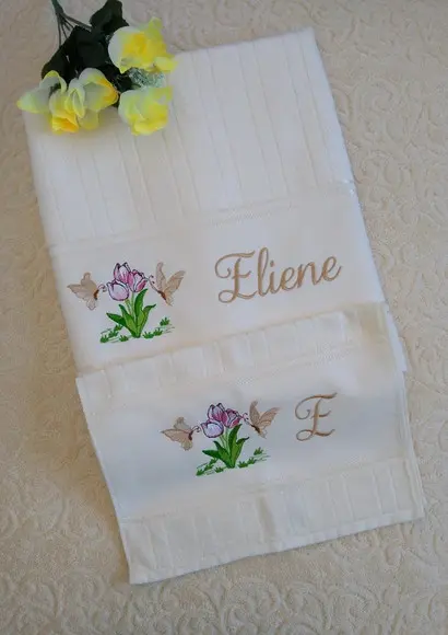 Dia das Mães Presente especial -Toalha de banho e mão/lavabo