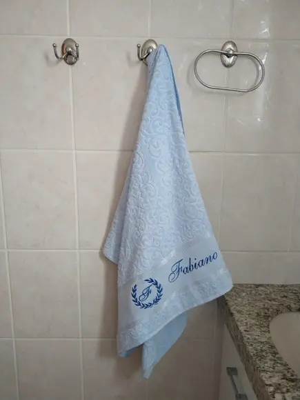 Dia dos Pais - Presente Personalizado Toalha Banhão Bordada