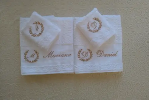 Jogo de Toalhas Banhão Karsten- Presente de Casamento