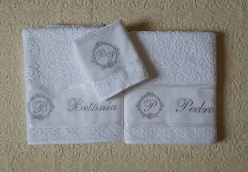 Jogo de Toalhas Banhão Karsten - Presente de Casamento
