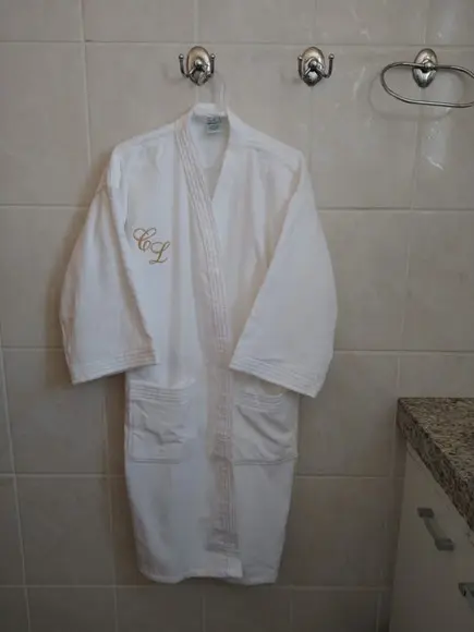 Kit 02 Roupões Bordados para os Noivos Tam P, m ou G
