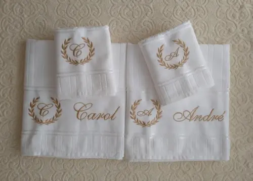 Presente de Casamento -toalhas e Roupões Dohler -kit 6 Peças