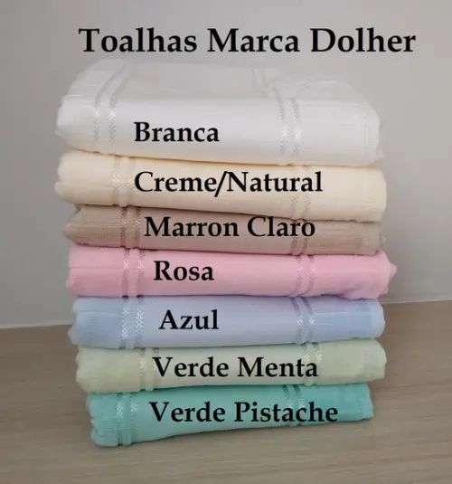 Presente de Casamento- Jogo de Toalhas Bordadas Cor Creme