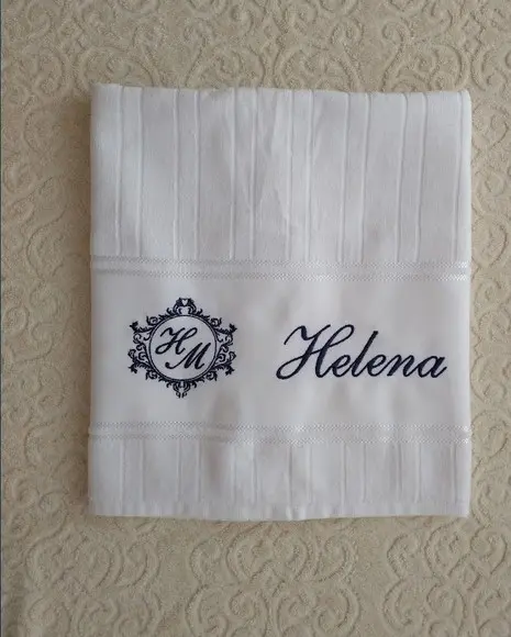 Presente Especial de Casamento-kit Toalhas Bordadas 03 Peças