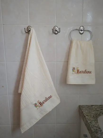 Presente Especial para o Dia das Mães - Toalhas Bordadas