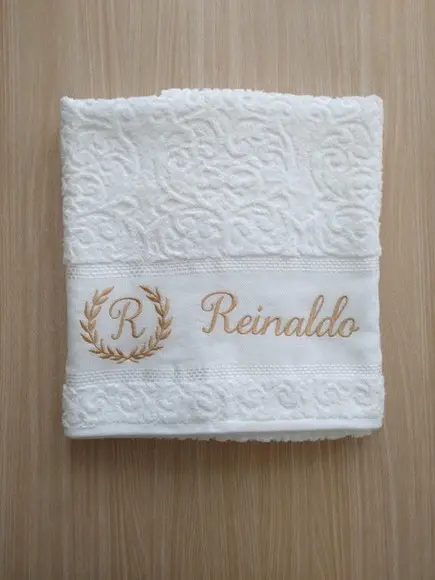 Presente para o dia dos Pais - Toalha Banhão Bordada