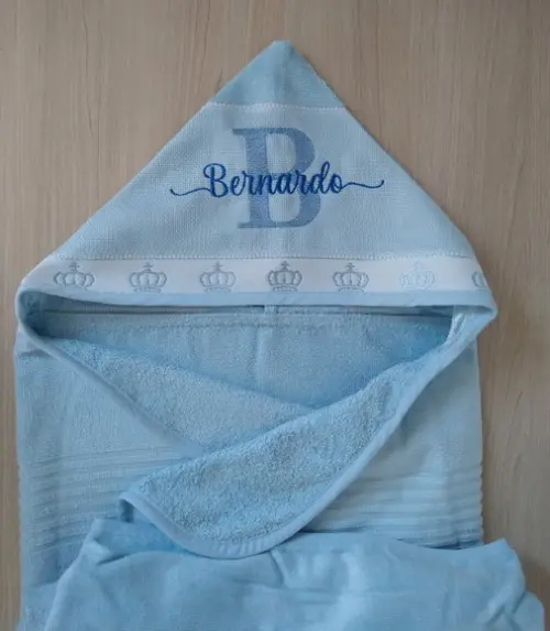 Presente para Recém Nascido - Toalha de Banho com Capuz