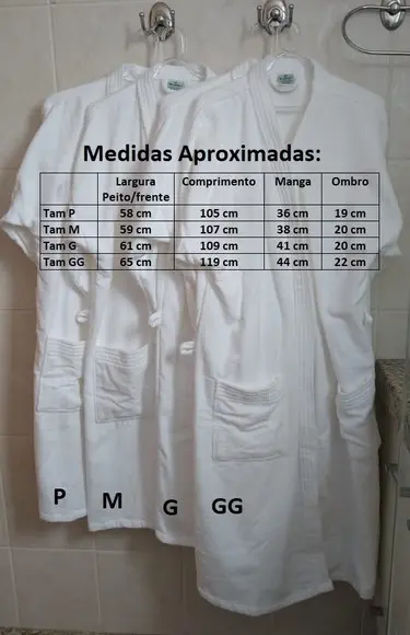 Roupão Personalizado adulto tamanho GG