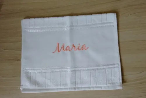 Toalha para Lancheira Apenas com Nome Bordado (valor 01 Uni