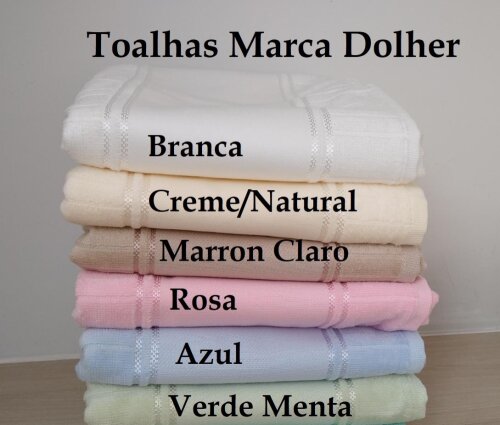 Toalha de banho Bordada com nome - Presente Dia dos Pais