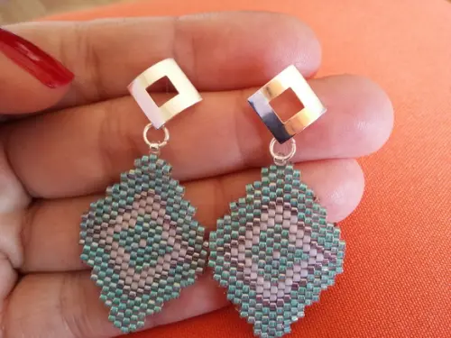 Brinco Artesanal Verde Água