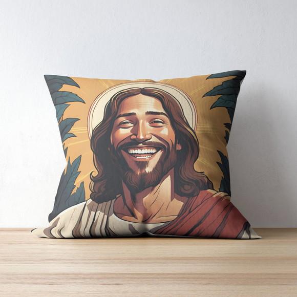 Capa Almofada Jesus Sorrindo