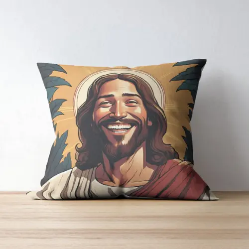 Capa Almofada Jesus Sorrindo