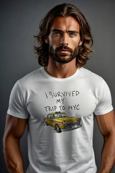 Camiseta I Survived My Trip To Ny - do Infantil ao Adulto