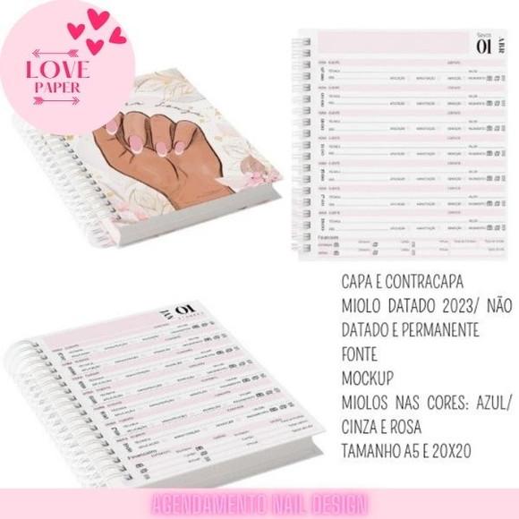 Agendamento Nail Design 2023 Permanente e Não Datado