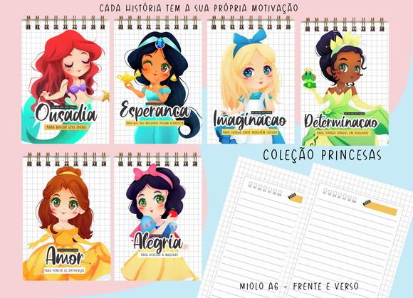 Bloquinho Coleção Princesas Arquivo Digital