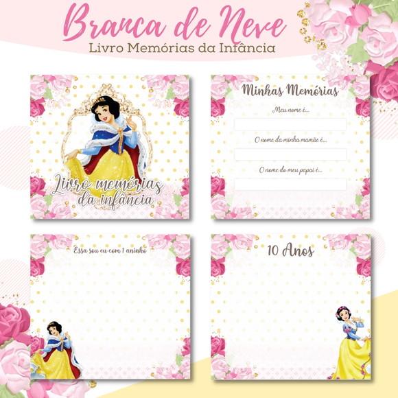 Branca de Neve Caderneta e Livros Arquivo Digital