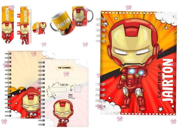 Caderneta Caneca Cartão Sus Homem de Ferro Arquivo Digital