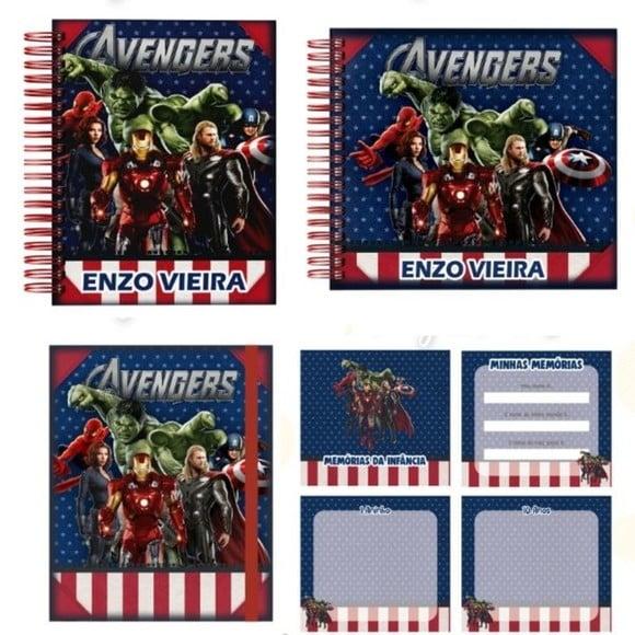 Caderneta de Vacinação e Álbum Vingadores - Arquivo Digital