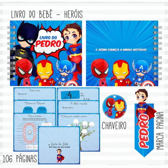 Caderneta de Vacinação e Livro Bebê Heróis - Arquivo Digital