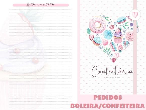 Caderno de Pedidos Confeitaria/boleira Arquivo Digital