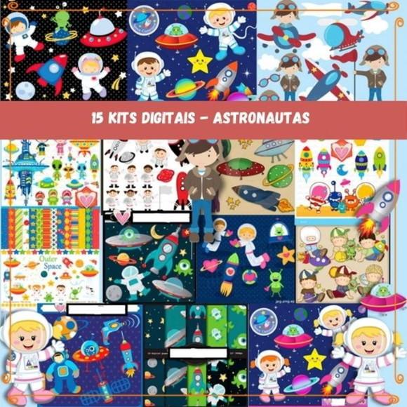 Coleção Astronauta - Kit Digital