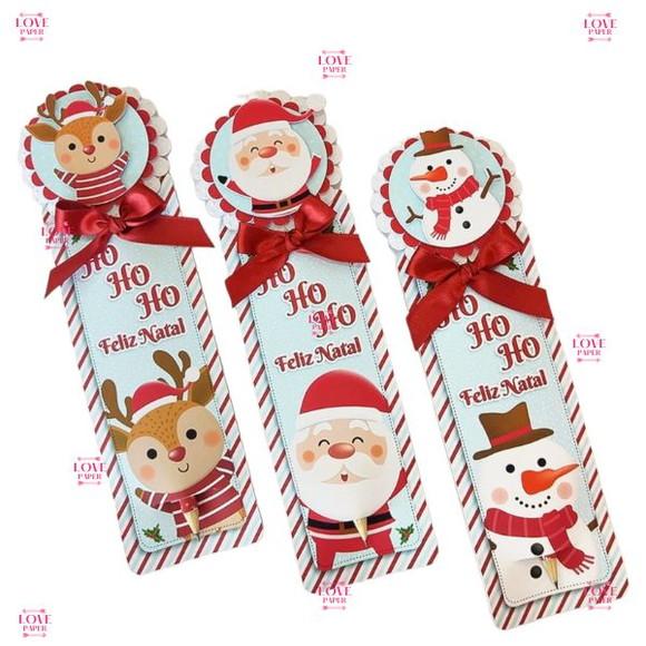 Coleção Natal Rosa e Card Porta Lápis Arquivo de Corte
