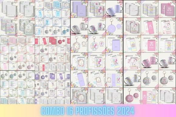 Combo 16 Profissões 2024 Arquivo Digital
