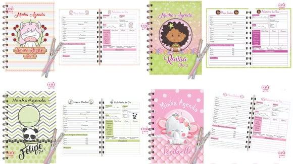 Combo Agenda Berçário/creche - Arquivo Digital