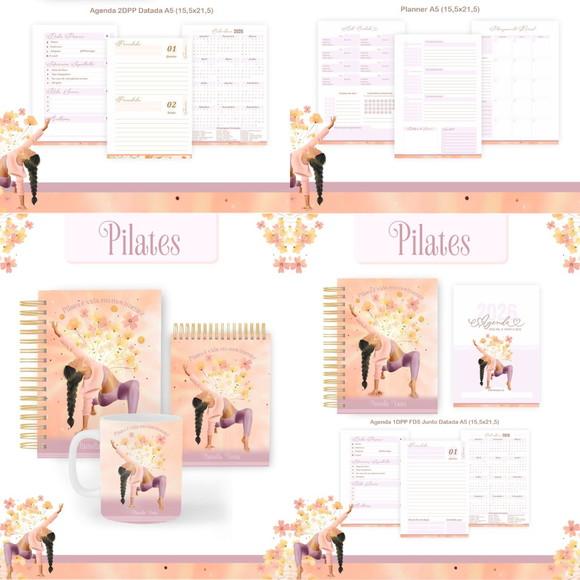 Combo Agenda e Planner Pilates 2026 Arquivo Digital