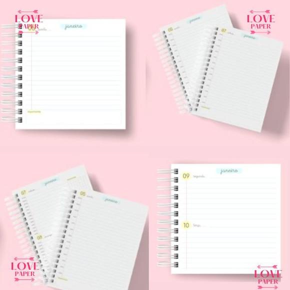 Combo Agendas 2023 A5 e Mini - Arquivo Digital
