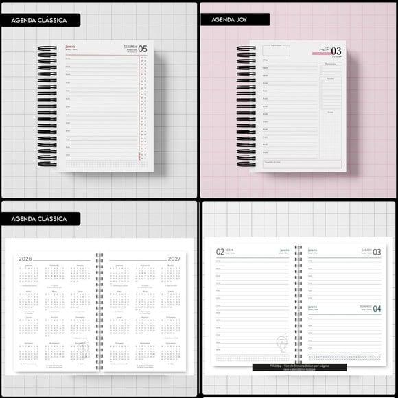 Combo Agendas 2026 Arquivo Digital