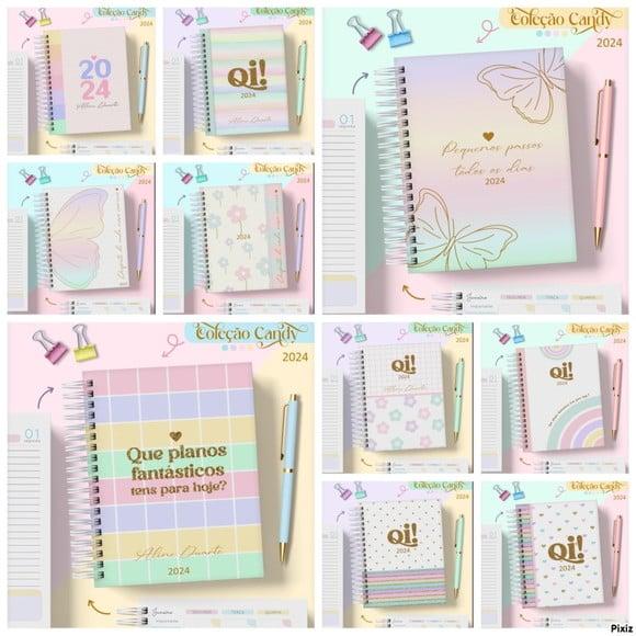 Combo Agendas Candy 2024 - Arquivo Digital