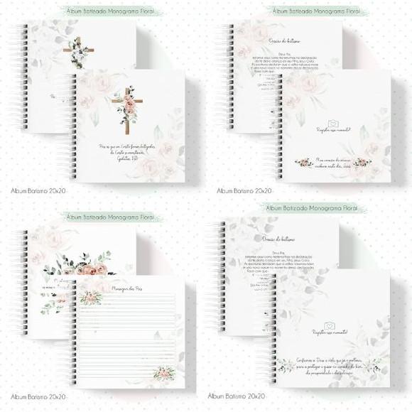 Combo Álbum Batizado e Livro de Orações Arquivo Digital