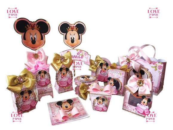 Combo Arquivo de Corte Mickey e Minnie