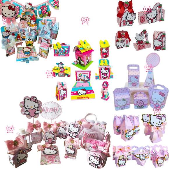 Combo Arquivos de Corte Hello Kitty - 6 Modelos