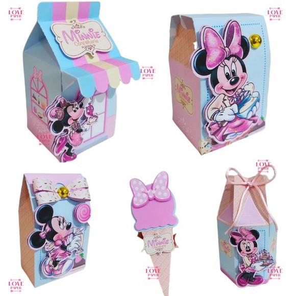 Combo Arquivos de Corte Minnie Confeiteira 4 Modelos