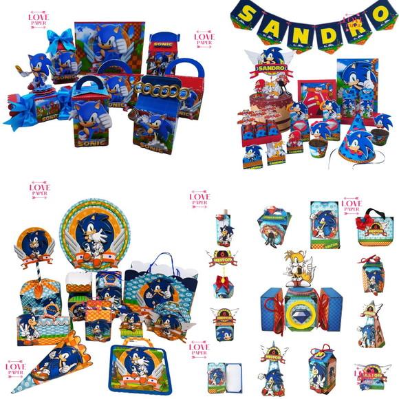 Combo Arquivos de Corte Sonic - 7 Kits