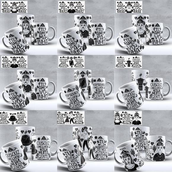 Combo Arte Caneca Nordeste