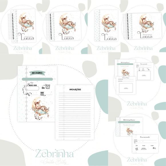 Combo Baby Caderneta e Livro Zebrinha Arquivo Digital