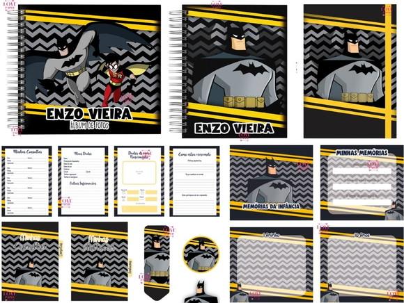 Combo Caderneta Álbum e Livro Batman Arquivo Digital